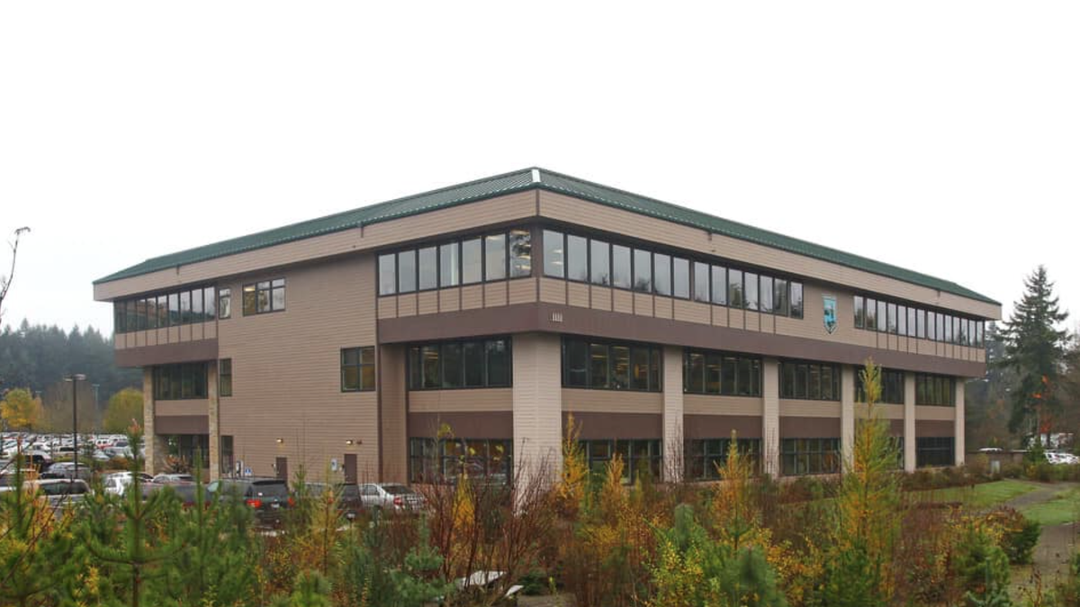 Thurston County intends to purchase a three-story, 56,000 square foot building at 1111 Israel Road, Tumwater to consolidate the Sheriff’s Office and meet their space needs. Sheriff Derek Sanders shared this photo of the building on Facebook on Tuesday, Sept. 17, 2024.