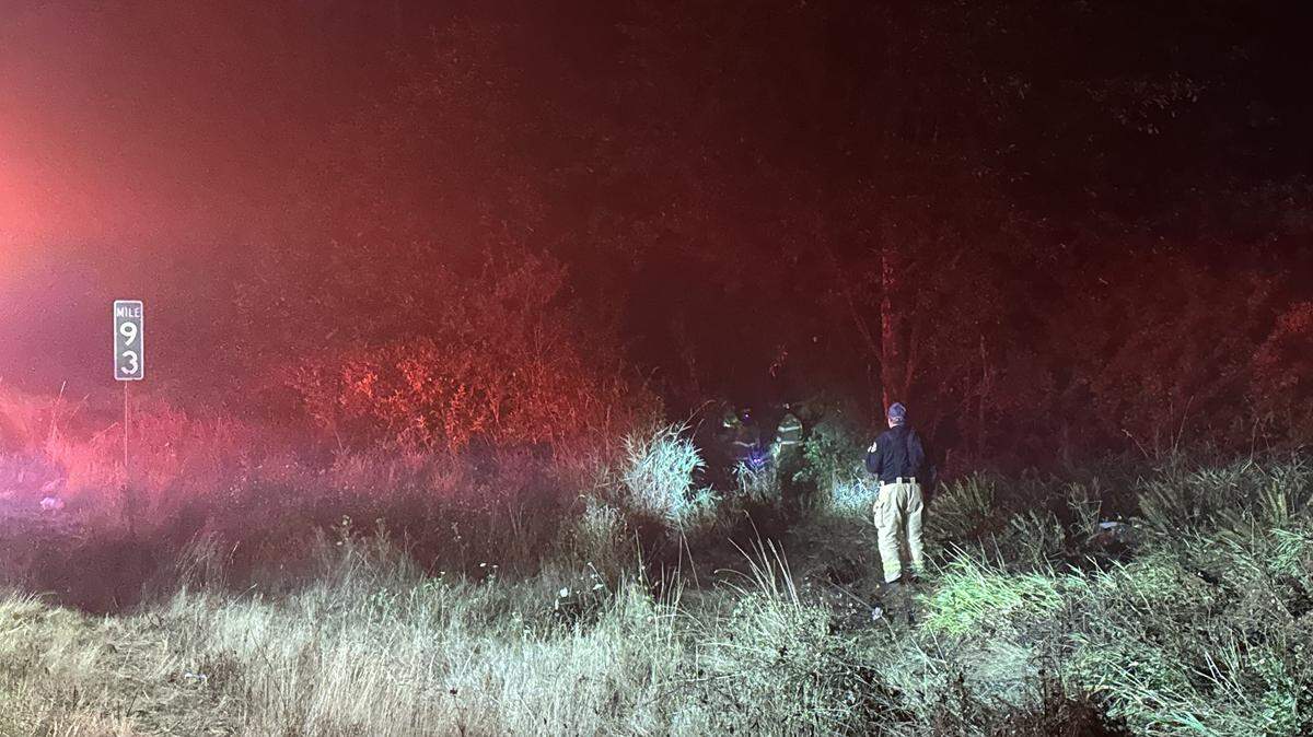 A driver was killed Sunday morning when he reportedly drove off the freeway and into the woods south of the Maytown rest area, according to Washington State Patrol.