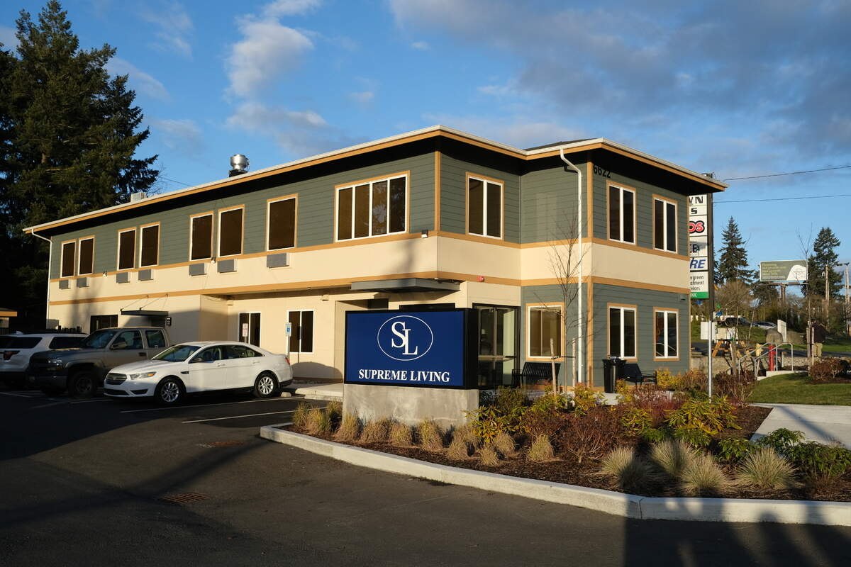 A Supreme Living housing facility located at 6622 Martin Way East near Lacey.