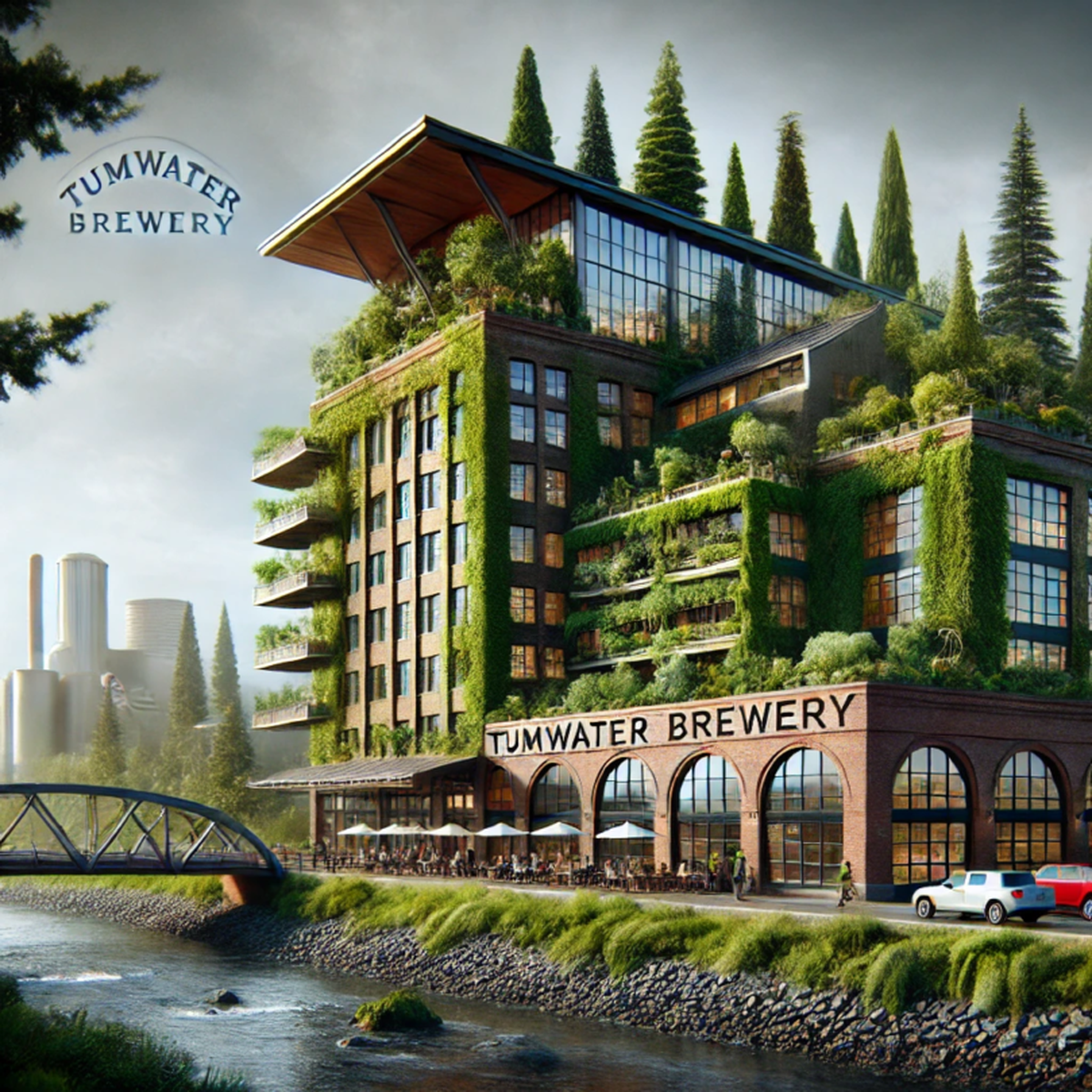 Recently approved legislation could help the former Olympia beer brewery in Tumwater. A news release about House Bill 1742 included a very imaginative rendering of the brewery.