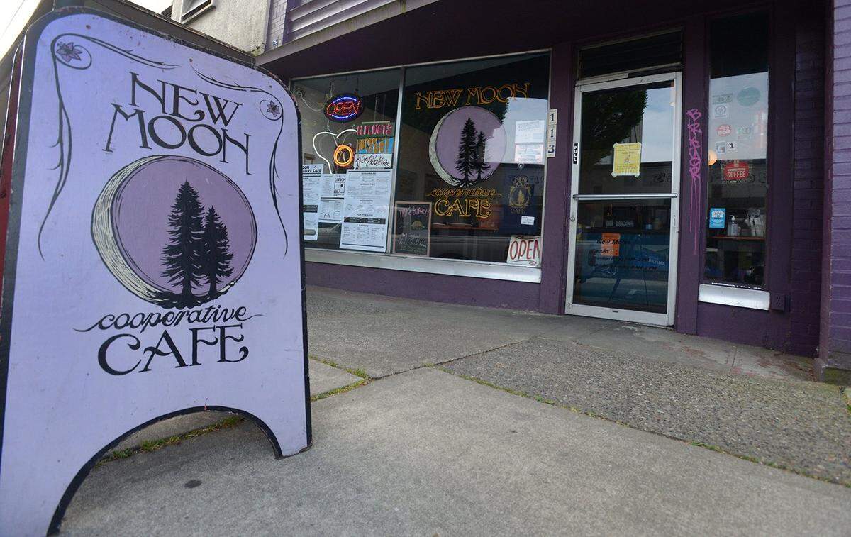 New Moon Cooperative Cafe has reopened for breakfast at 113 Fourth Ave W, Olympia.
