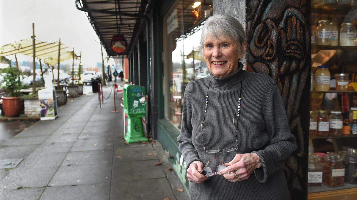 Anne Buck, pictured outside her store, Buck’s Fifth Avenue, in 2015.
