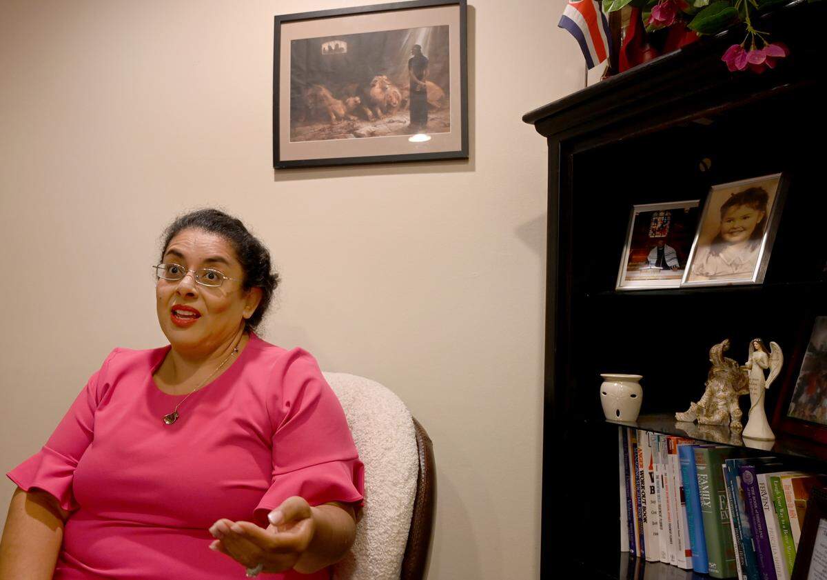Sharonne Navas with the Equity in Education Center has had to furlough 14 of 18 staff. 