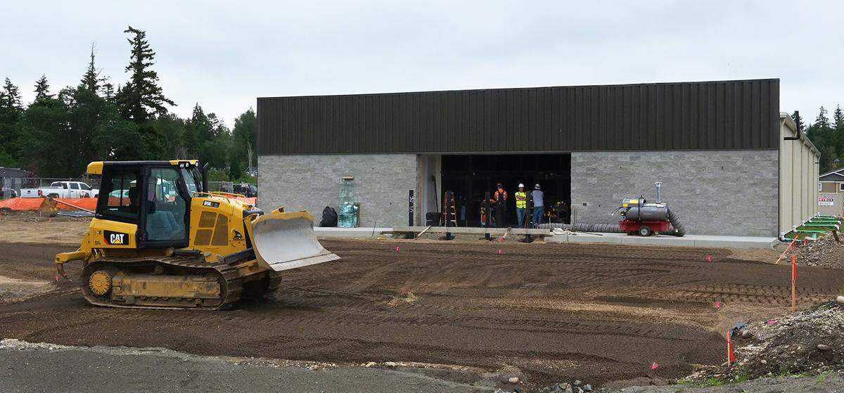 A new Dollar General store is currently under construction at the corner of Myers St. SE and State Route 507 in Rainier, Wa. On June 22, 2022.