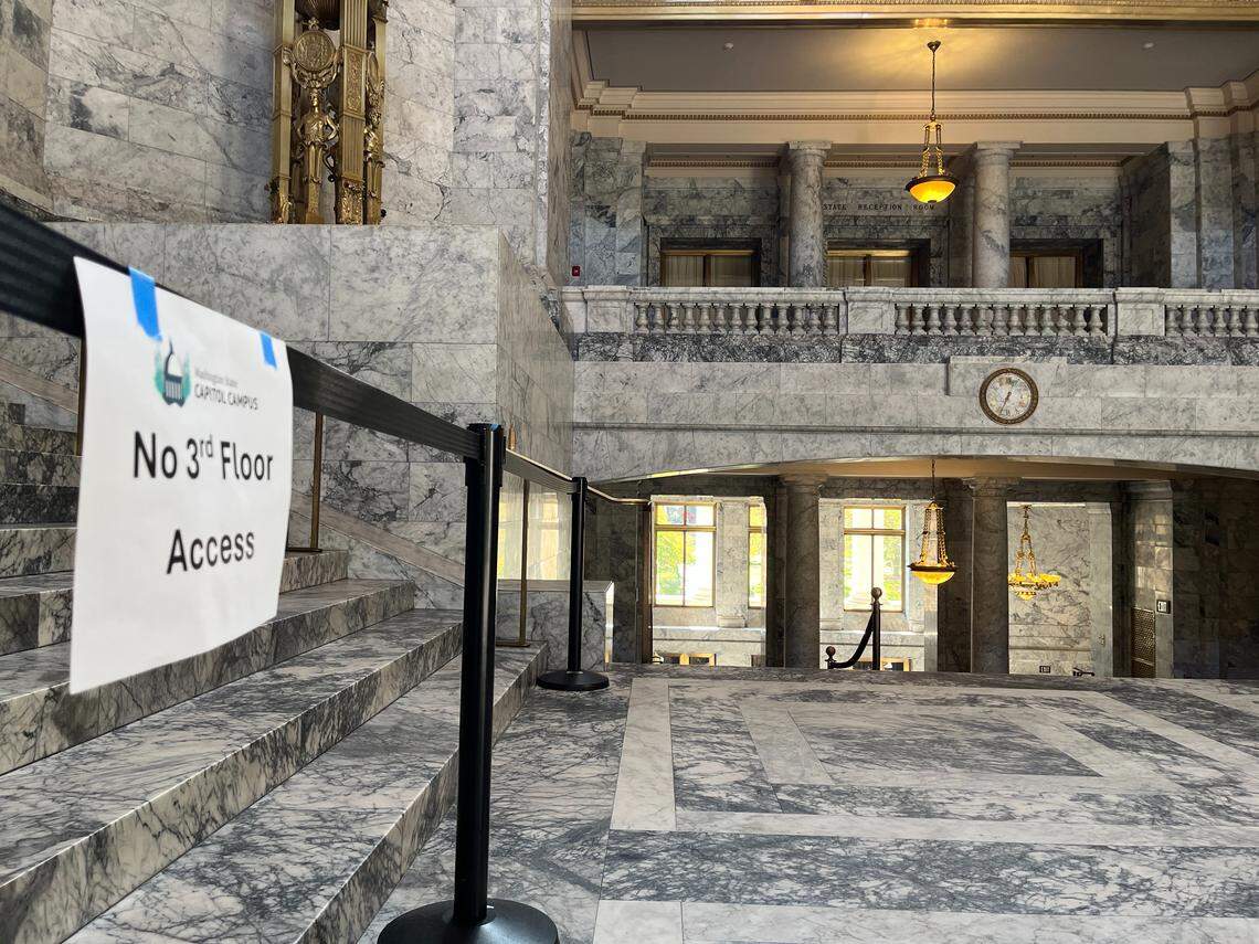 An intruder broke into the Washington state Legislative Building the night of Sunday, Oct. 5, but has since been taken into custody.
