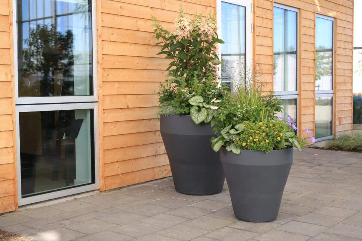 Gardeners.com sells a wide variety of self-watering pots that allow gardeners to leave town without worrying about their plants.