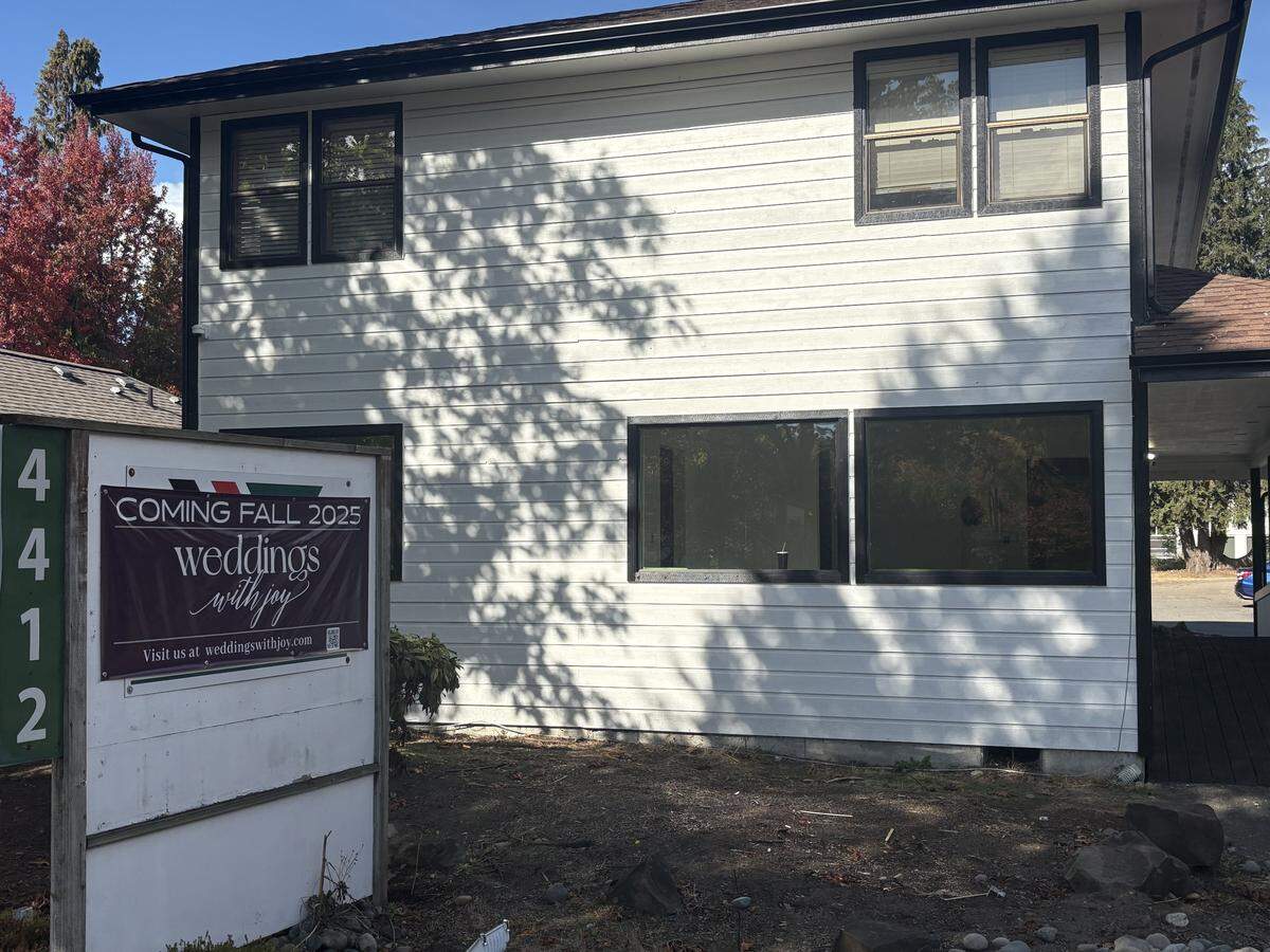 The future home of Weddings With Joy at 4412 Pacific Ave. SE in Lacey.