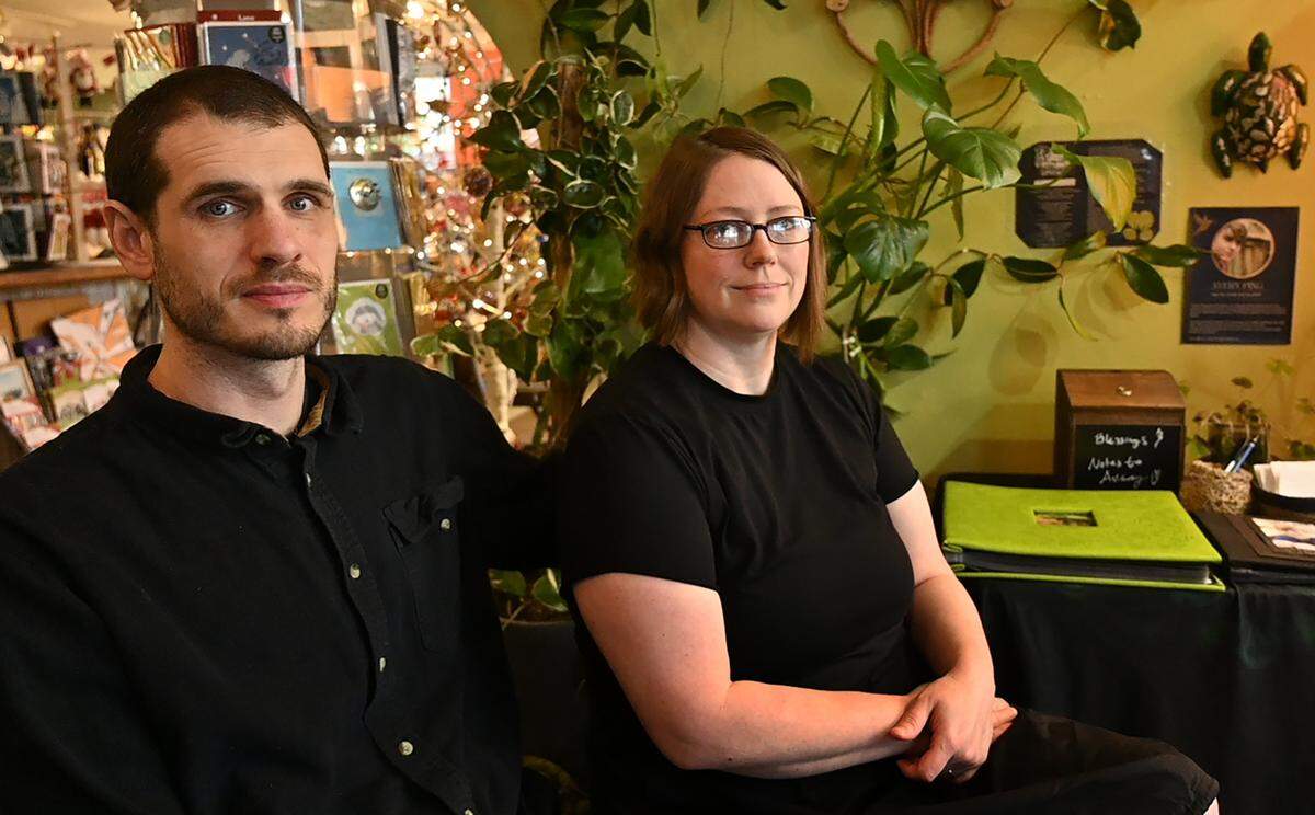 Soul Cafe business co-owners Prism Dawn and Devon McCabe held a Jan. 12 memorial service there in memory of their 16 year-old son Avery who died of an overdose on Dec 19.