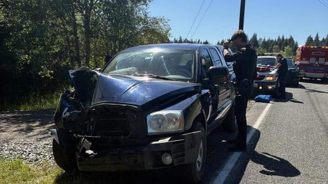 Driver suspected of DUI crashes into power pole, Thurston County Sheriff says
