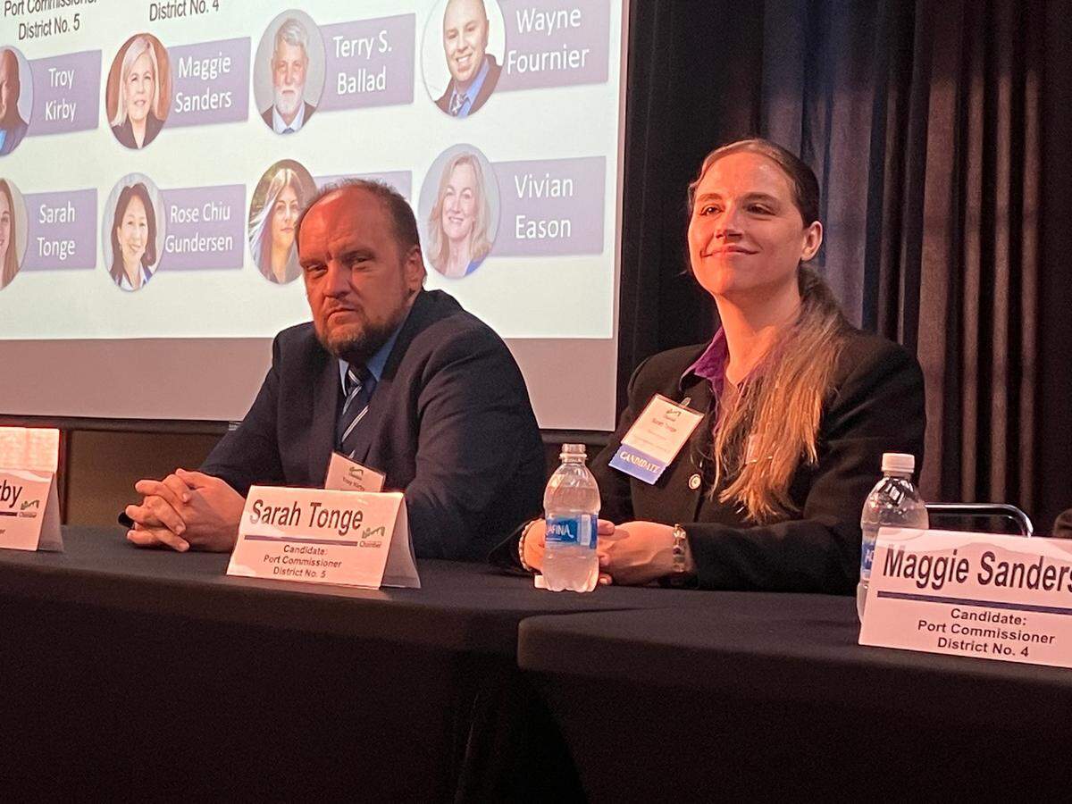 District 5 candidates Troy Kirby and Sarah Tonge