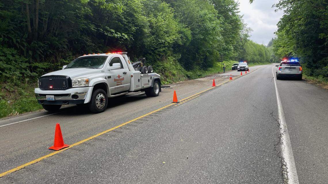 Serious injury crash near Shelton the result of distracted driving, WSP says
