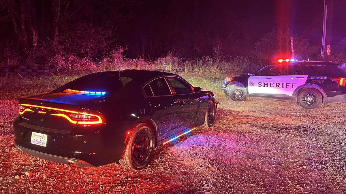 A well-timed bathroom break resulted in the arrest of a Yelm area domestic-violence suspect Saturday night, according to Thurston County Sheriff Derek Sanders.