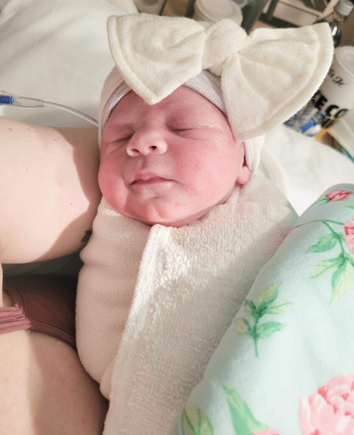 Violet Lynn Wiggins was born New Year’s Day at Providence St. Peter Hospital.