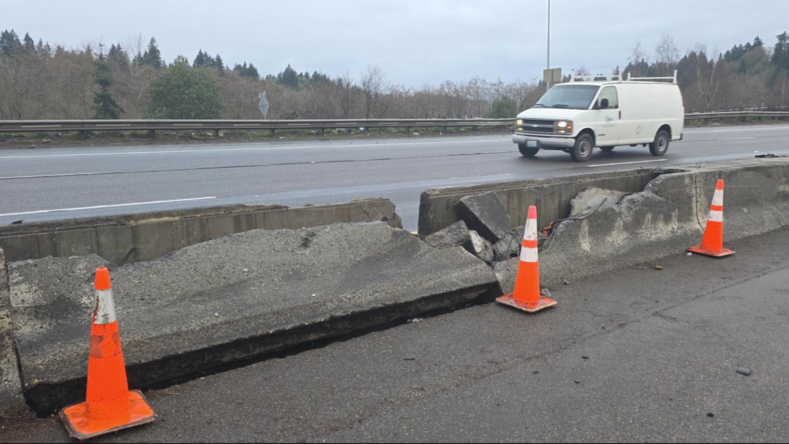 Work crews close I-5 lanes in Olympia area Thursday for emergency repairs