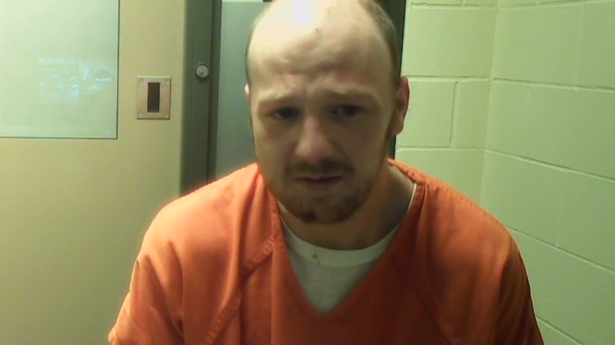 Timon Joseph Pitts-Howdeshell attends his virtual preliminary appearance in Thurston County Superior Court on Thursday, May 27. He is accused of first-degree burglary, second-degree assault and felony harassment.