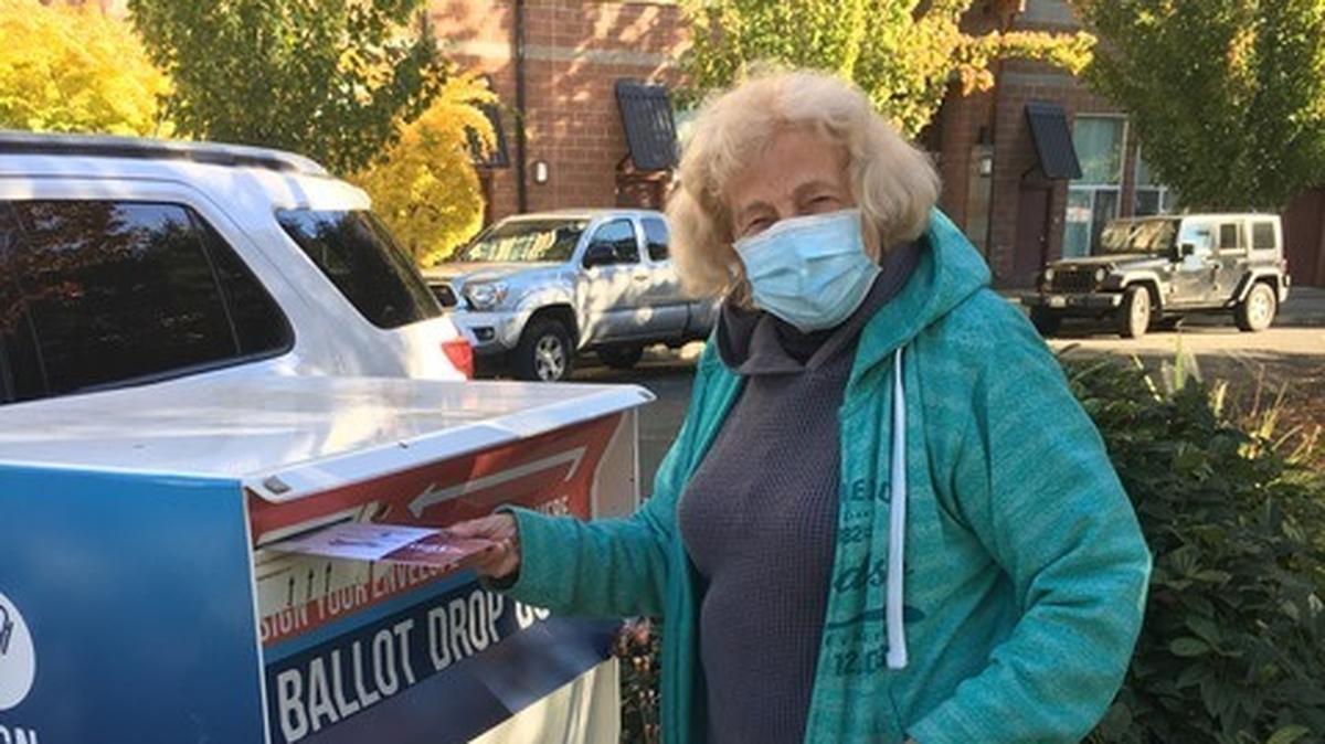Dorothy wasn’t wearing her pearls when she cast her ballot in this election.