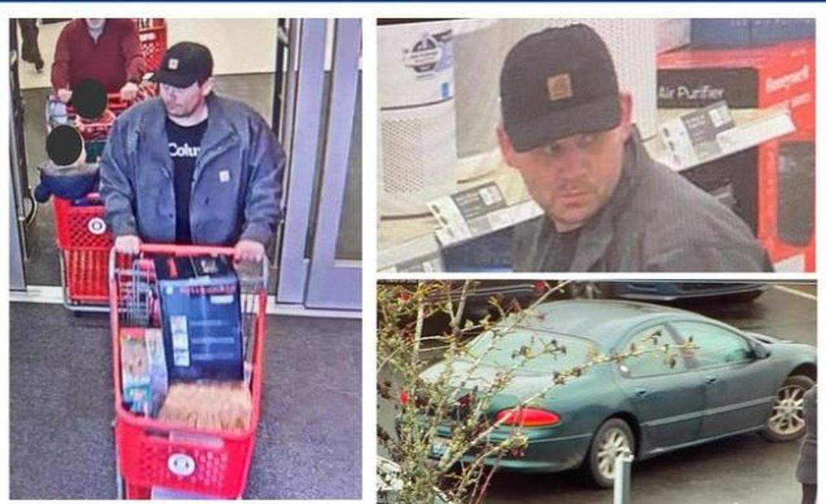 Lacey police are looking for man accused of theft.