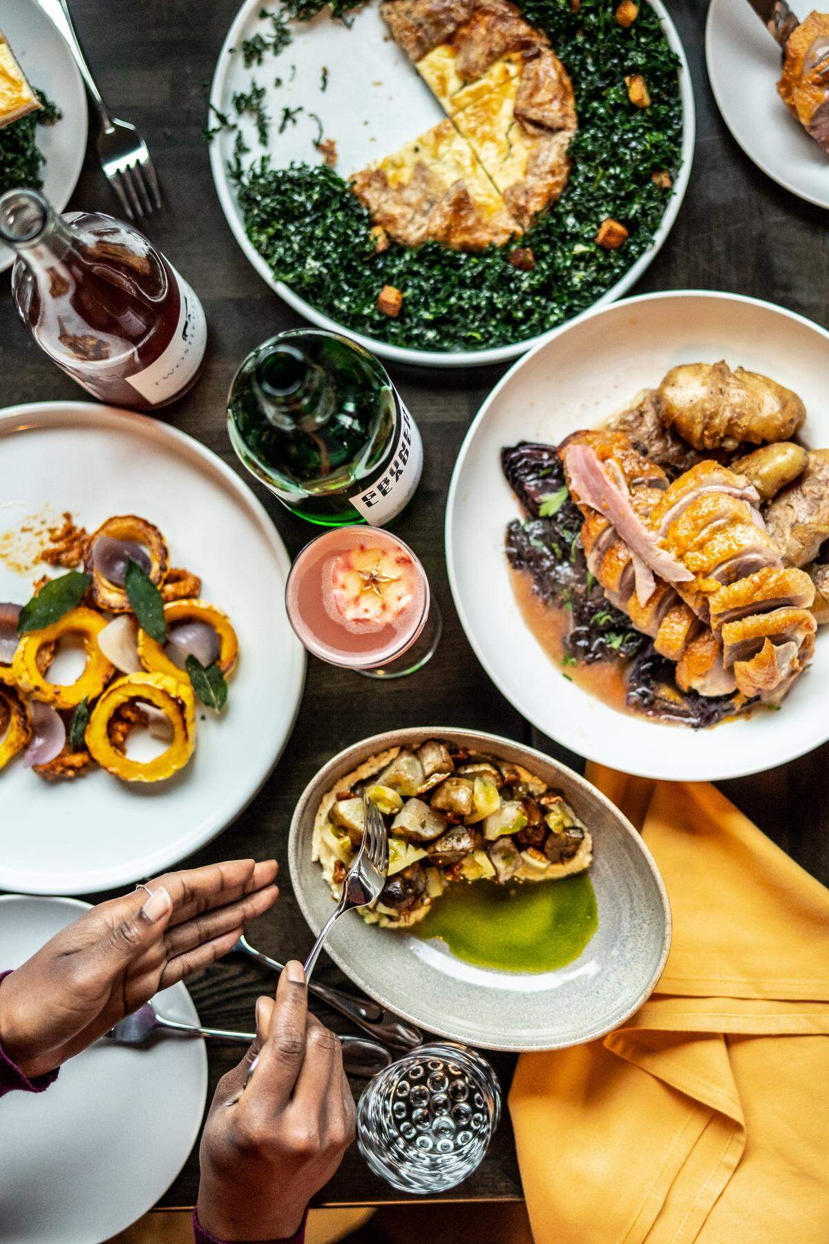 Chicory’s menu puts a focus on fresh, local and sustainable food, particularly vegetables from local farmers.