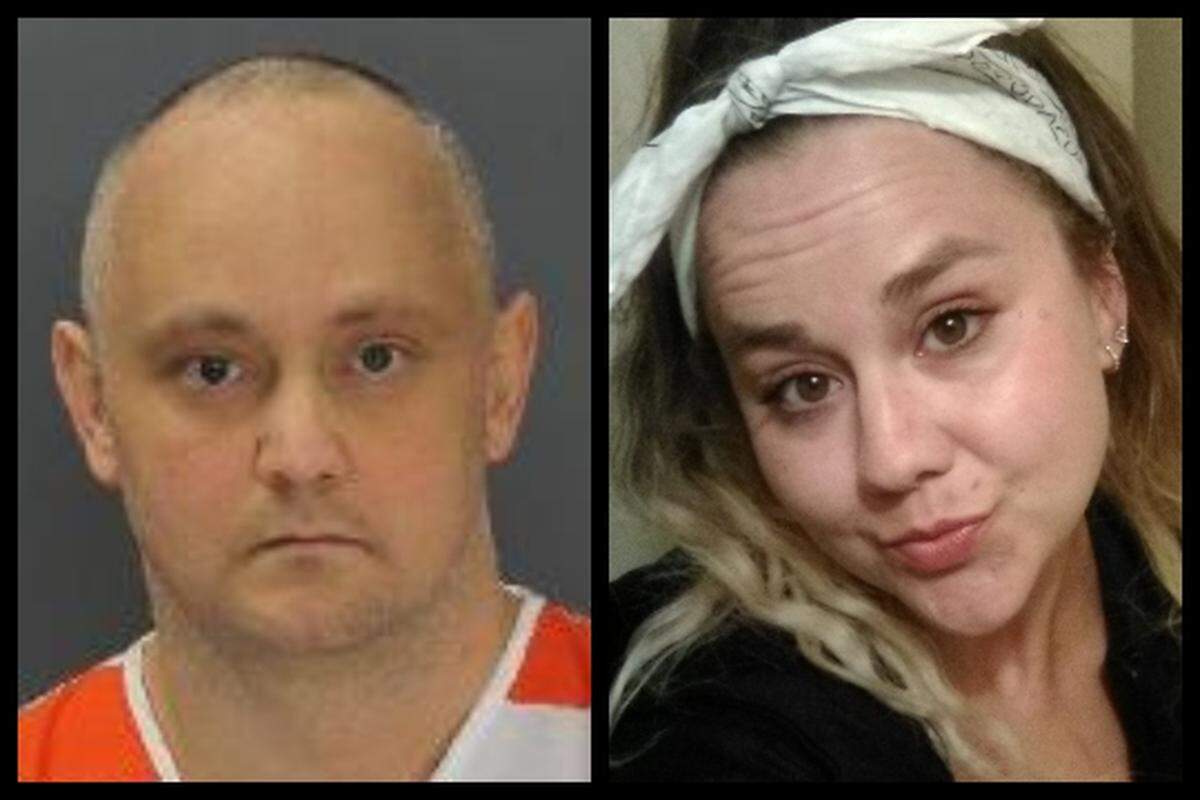 Mathew Collett (left) and Kylie Kadeen Craig (right) are wanted for kidnapping and murder in the death of Rachell Rene Roberts.