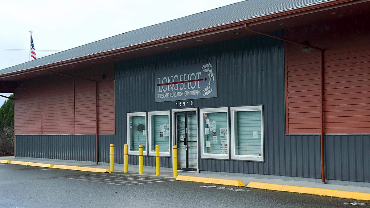 A Yelm man shot himself inside the Long Shot Gun Shop on Sunday, the Nisqually Valley News is reporting.