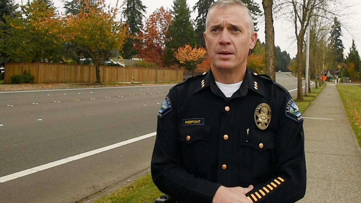 Lacey police Chief Dusty Pierpoint