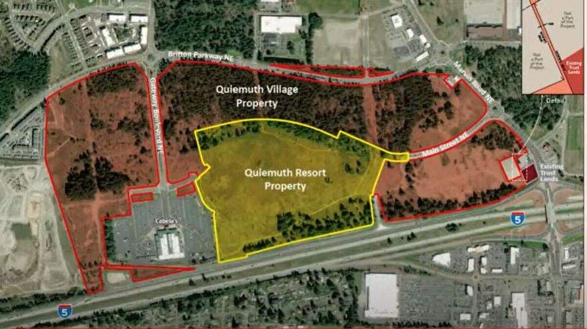 Quiemuth Resort is proposed to be near Cabela’s, while the mixed-use development known as Quiemuth Village