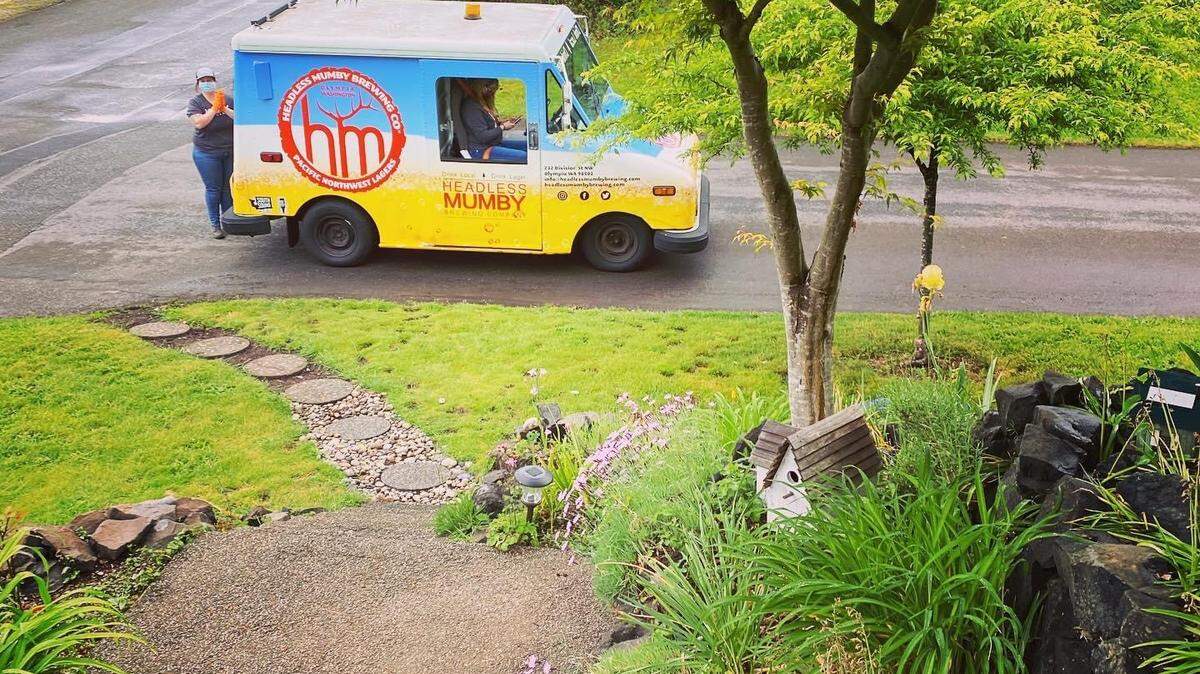 Had a hard week? Keep an ear out for the sounds of an ice cream truck on Saturdays, but forget the ice cream. This truck has Headless Mumby beer.