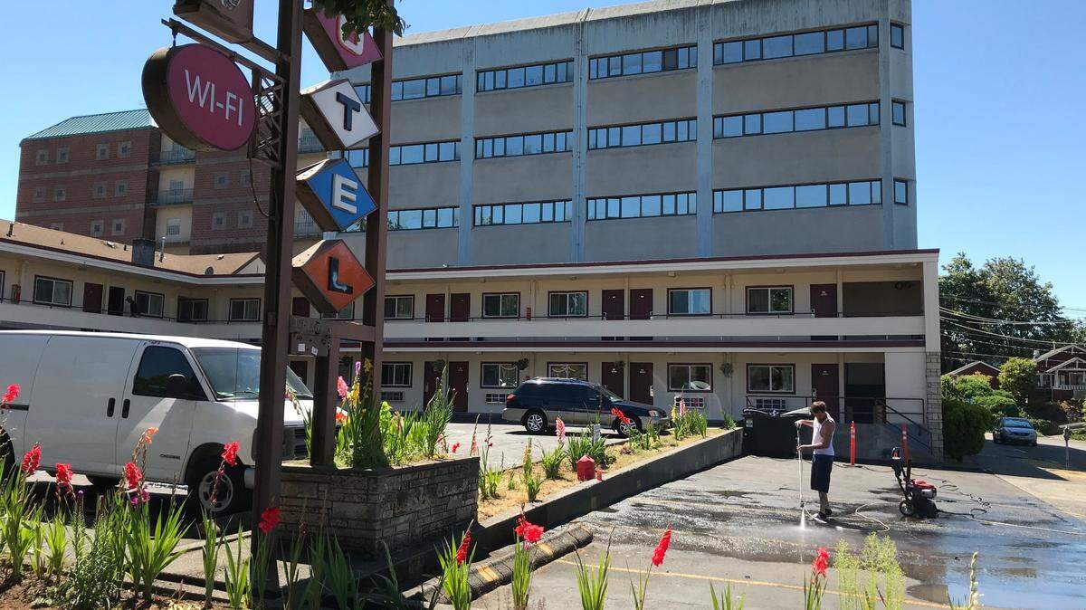 Ownership at the Olympian Inn Hotel has backed off threats to evict residents for non-payment, after city officials contacted the hotel on Monday.
