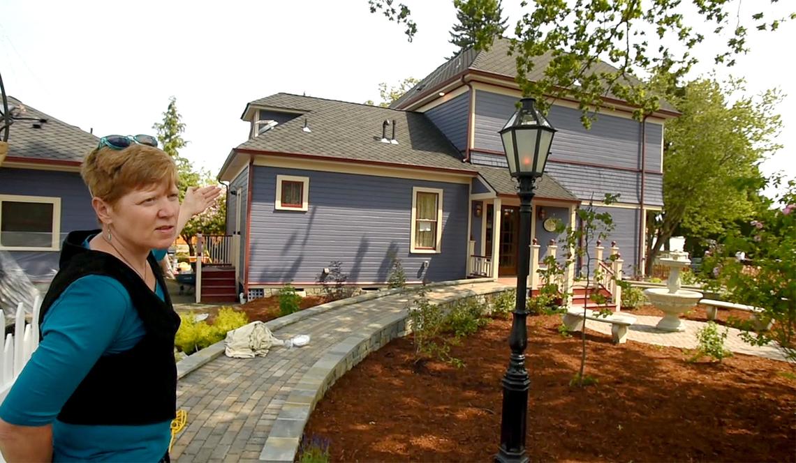 The Marie Bed and Breakfast and owner Alicia Elliott.