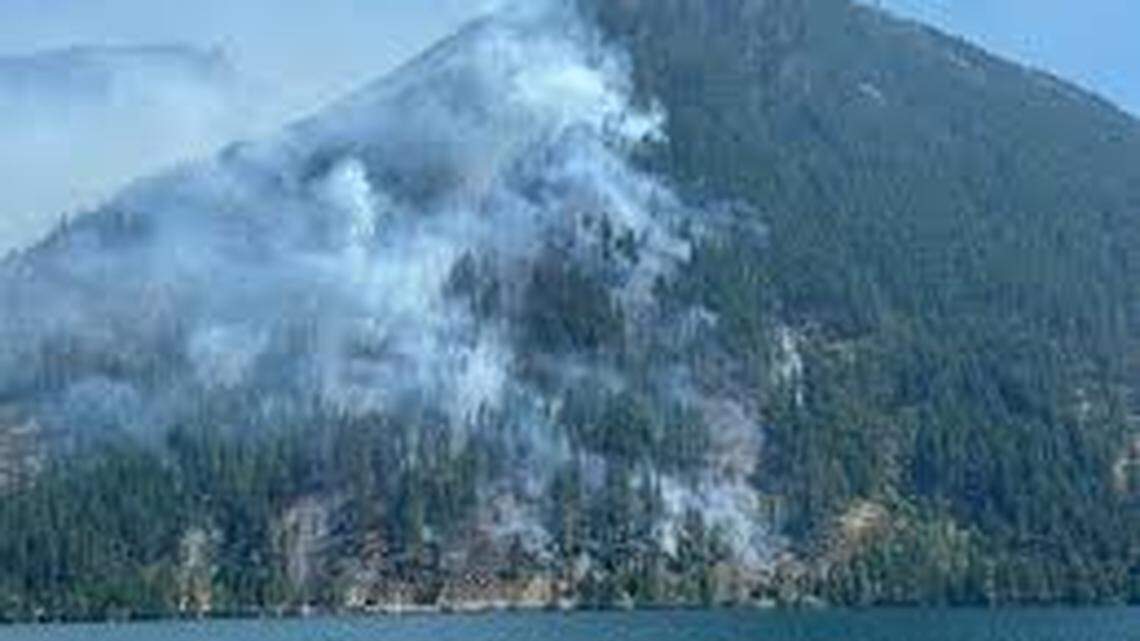 Wildfire forces shutdown of Staircase area of Olympic National Park near Lake Cushman