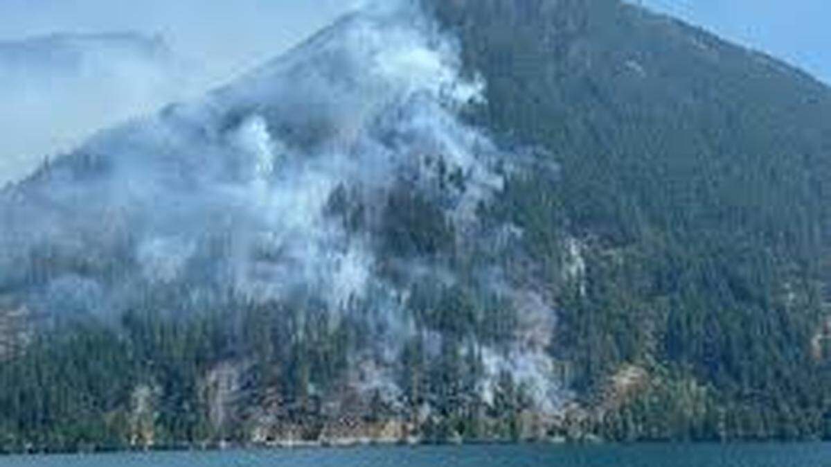 The Staircase area of Olympia National Park is closed due to a wildfire in the Olympic National Forest.
