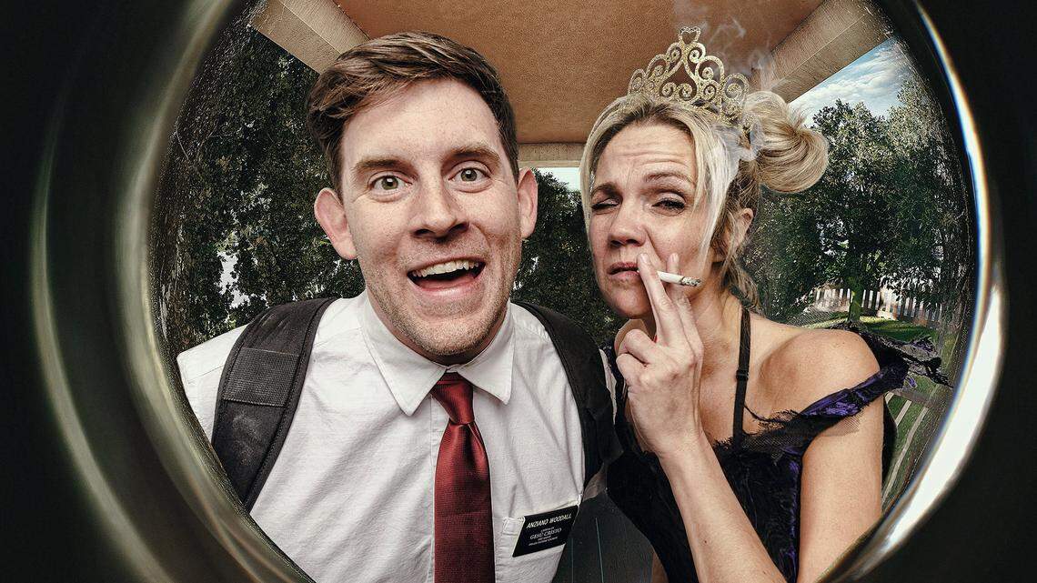 Comedians Jessa Reed and Aaron Woodall — she a former meth addict, he raised Mormon — will perform Thursday in Olympia.