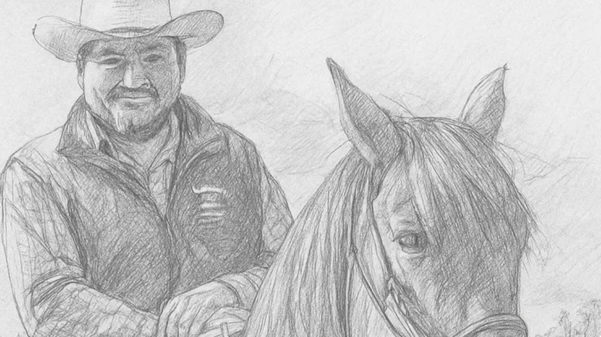 A drawing of Paco that is attached to the GoFundMe campaign.