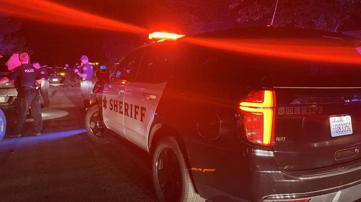 Five people were taken into custody overnight Sunday in Thurston County, Sheriff Derek Sanders says.