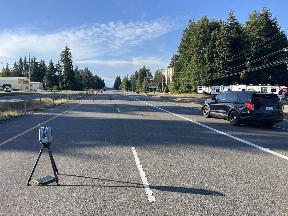 Troopers closed U.S. 101 at Lynch Road Southeast in Mason County on Tuesday, June 23, 2026, to investigate a two-vehicle wreck that hospitalized both drivers, according to a Washington State Patrol press memo and Trooper Katherine Weatherwax.