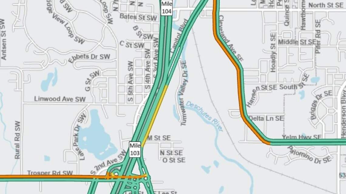Daytime lane closure coming to I-5 in Thurston County, WSDOT says