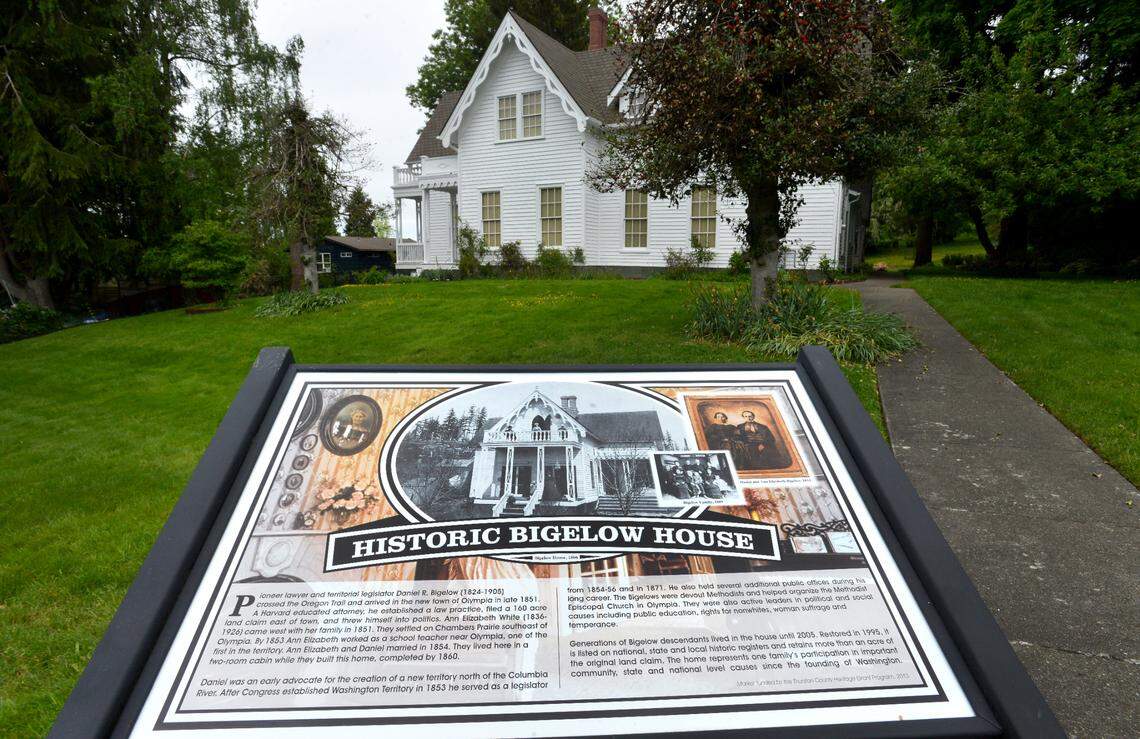 The historic Bigelow House Museum in Olympia. 