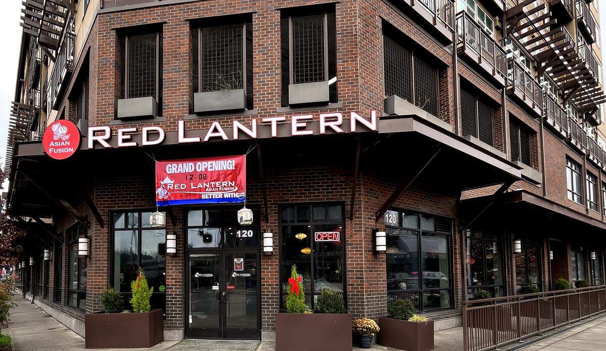 The Red Lantern Asian Fusion restaurant ha shuts opened in  downtown Olympia, corner of Fifth Avenue and Columbia Street.Dec. 3, 2025 photo