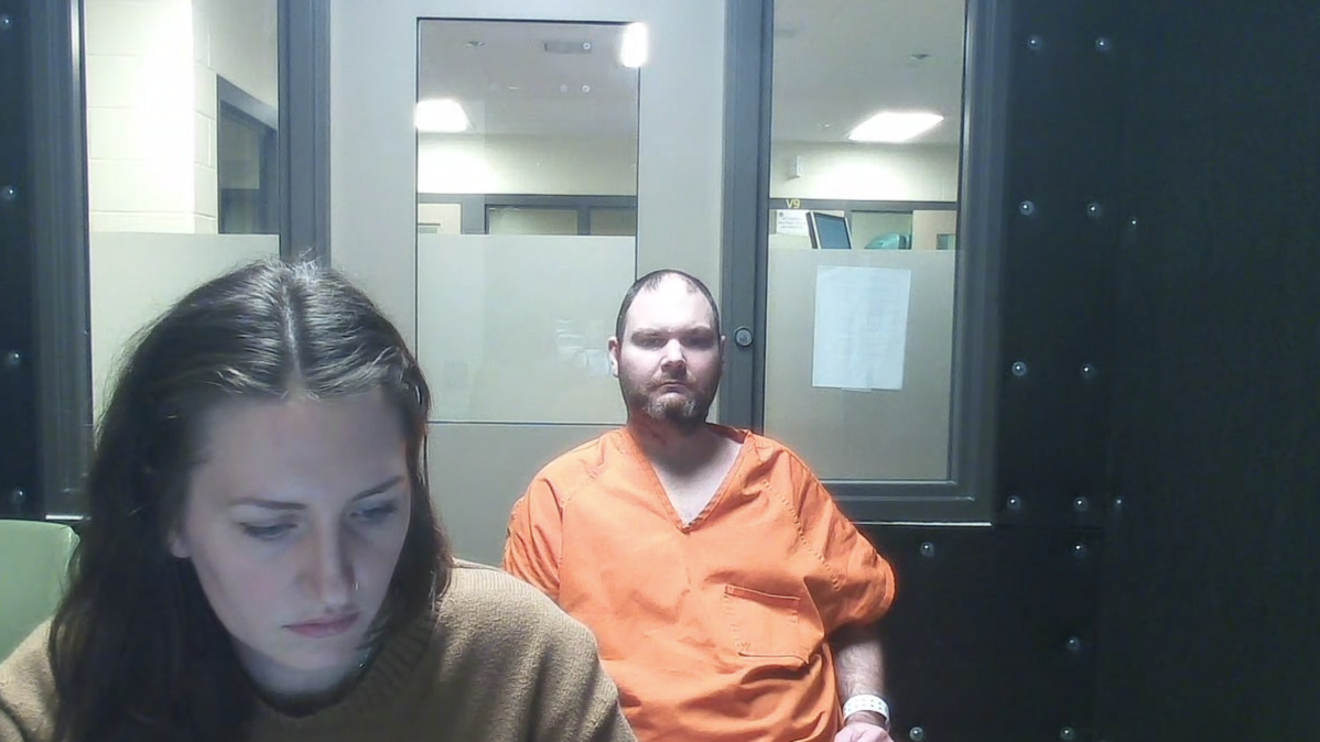 Devin James Smith, 36, appeared virtually in Thurston County Superior Court from the county jail on Thursday, Feb. 13, 2025, ten days after being arrested by Boise, Idaho police. Smith is accused of raping a child, robbing a former friend and fleeing to Idaho.