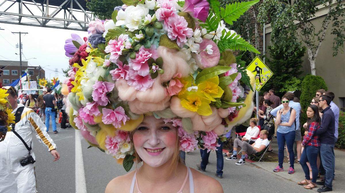 There won’t be a Fremont Solstice Parade in Seattle this year for obvious reasons, but you will be able watch the highlights of past parade frivolity on Facebook and YouTube. This beauty was part of the 2017 parade.