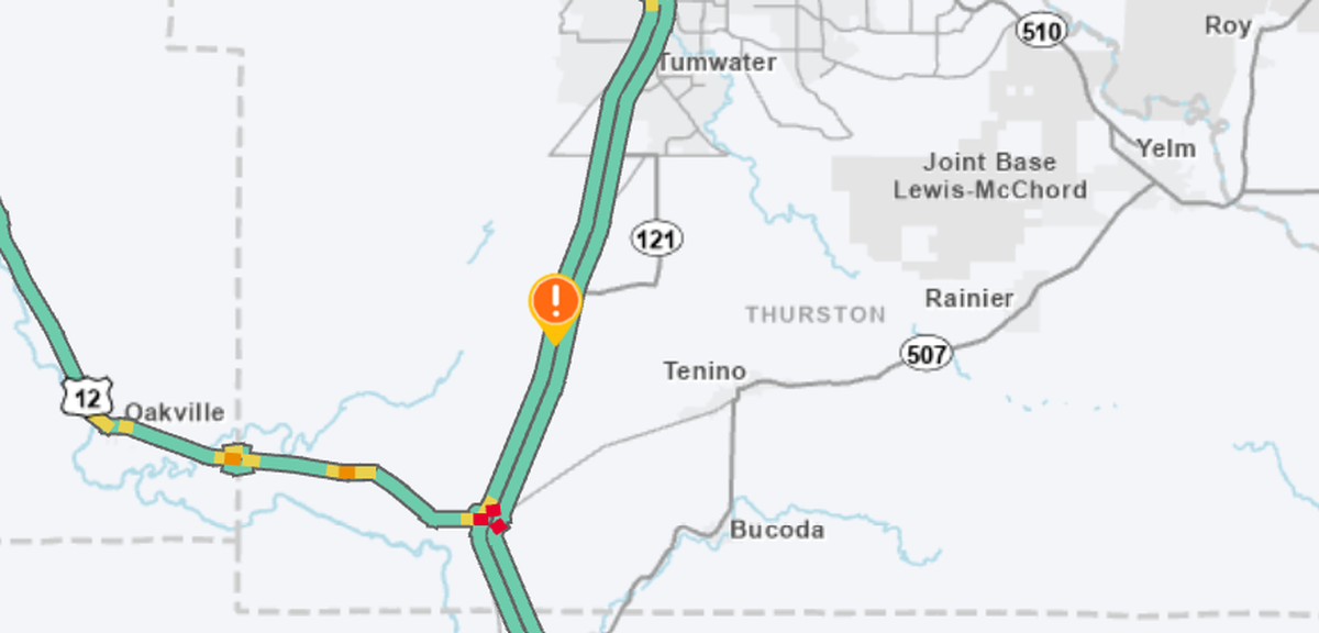 The I-5 Maytown rest area in Thurston County is closed for maintenance until 3 p.m. Thursday; the exit at milepost 93 is also closed for repairs and cleaning.