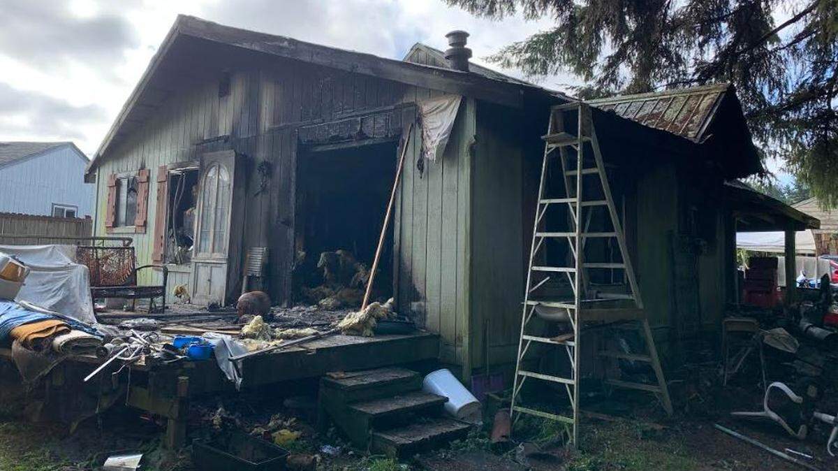 A Tumwater home was damaged by fire Monday night
