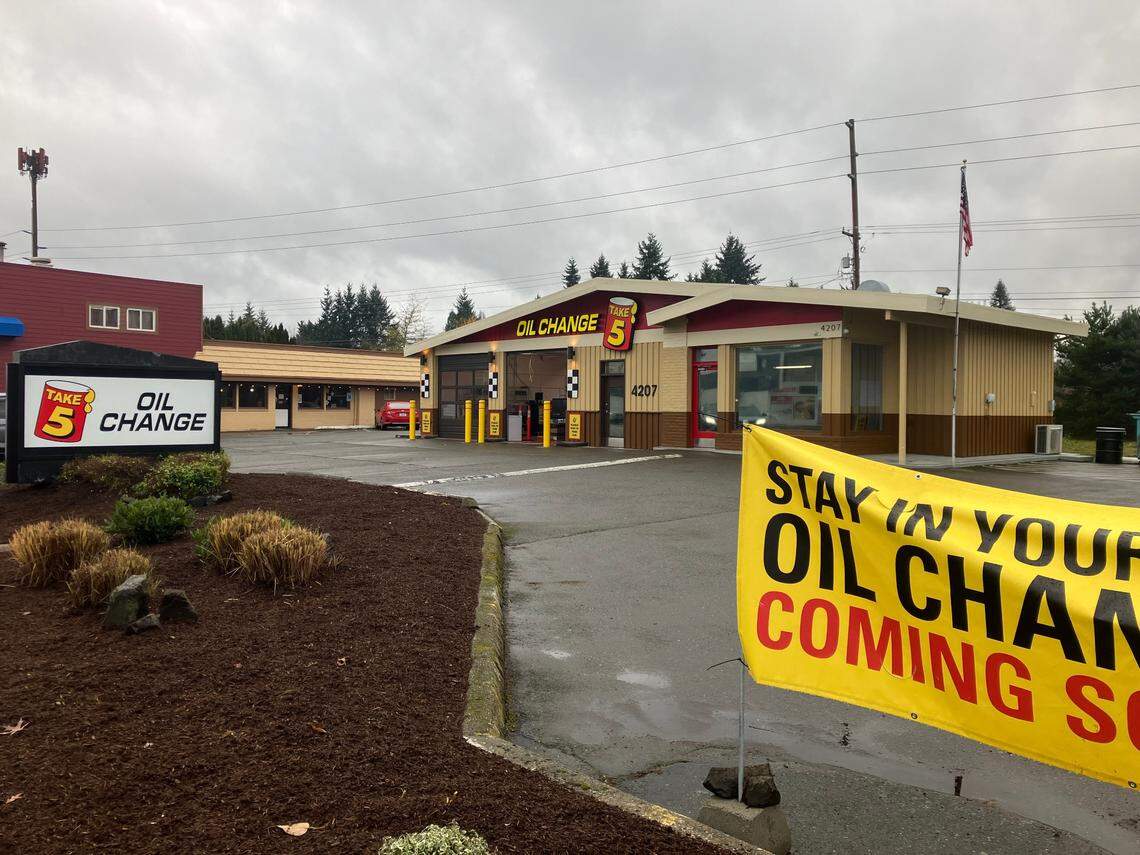 Take 5 Oil Change has filled a vacancy on Pacific Avenue, across from Fred Meyer in Lacey.