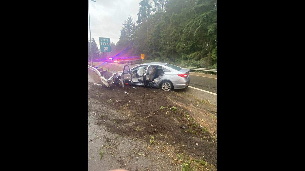 Four Hilltop, Tacoma, teens were taken into custody March 10 after crashing a stolen car on I-5 and being chased by TCSO deputies.