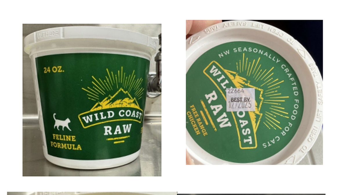 Specific batches of Wild Coast LLC, Boneless Free Range Chicken Formula, have been linked to recent bird flu infections in Oregon house cats, according to the Washington State Department of Agriculture and Oregon Department of Agriculture.