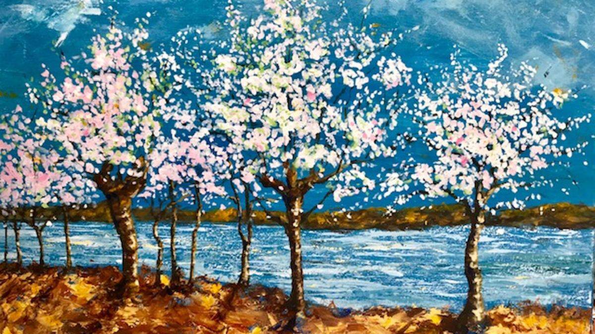 Olympia artist Kimberly Saltiel paints images that are positive, uplifting and soothing for people who live in places of healing.