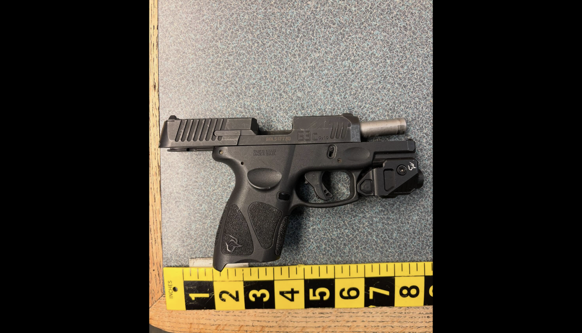 Lacey police officers recovered a handgun from an Olympia apartment on Sunday, Feb 15, 2026, according to court records. The Lacey Police Department shared an image of the handgun to their Facebook page on Wednesday, Feb. 18.