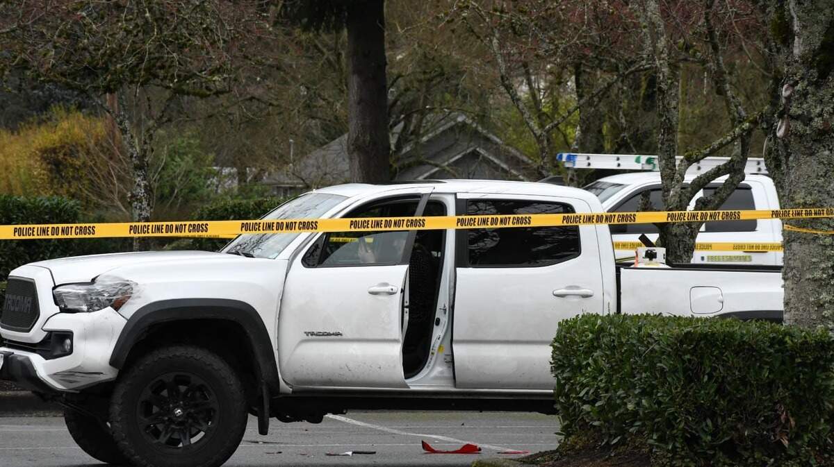 Olympia Police Department received reports of a shooting at around 1:30 p.m. Sunday in the parking lot of the Home Depot on Fones Road SE. A person associated with a gray sedan fired shots at a person with a white pickup truck. 