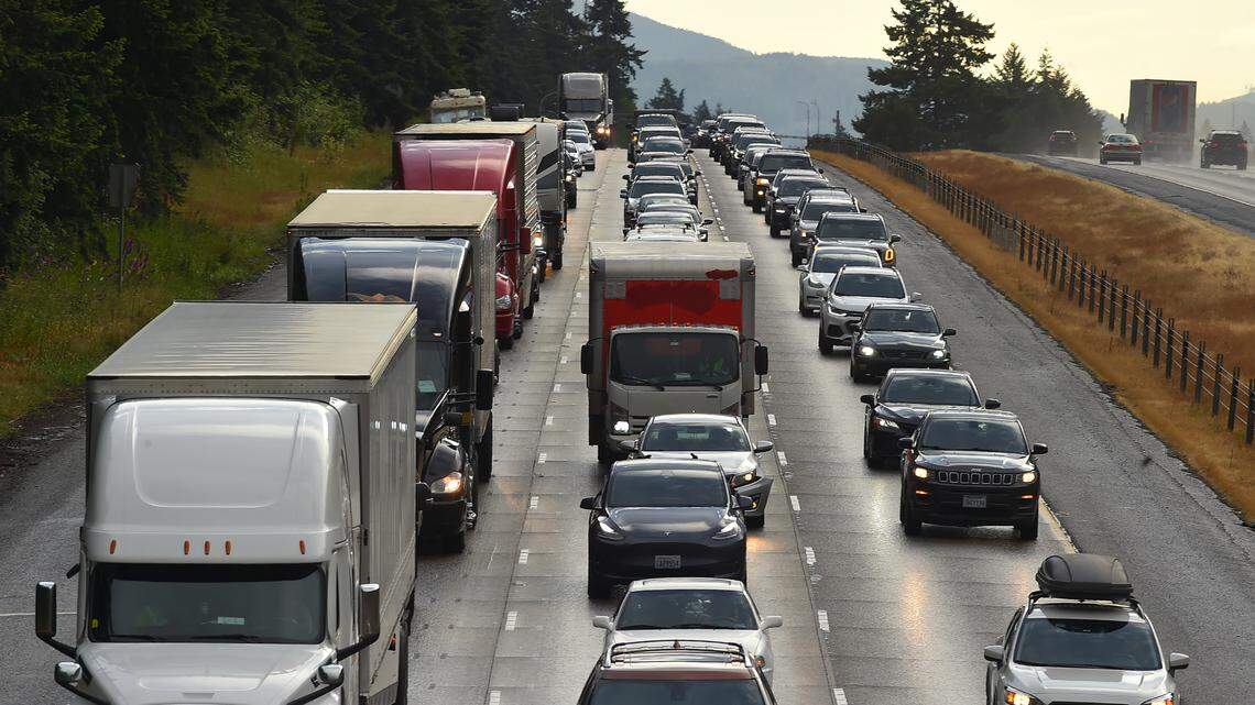 Work on I-5 starting this week will bring more lane closures, traffic backups