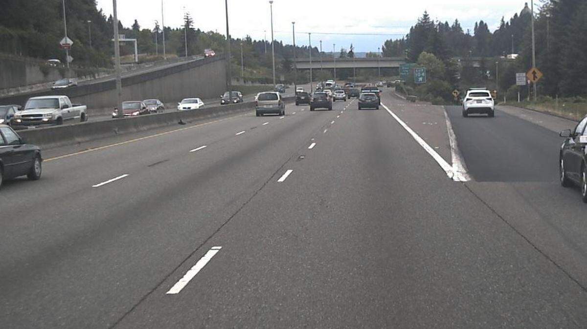 This state Department of Transportation photo shows the ramp that will close this weekend and the vegetation